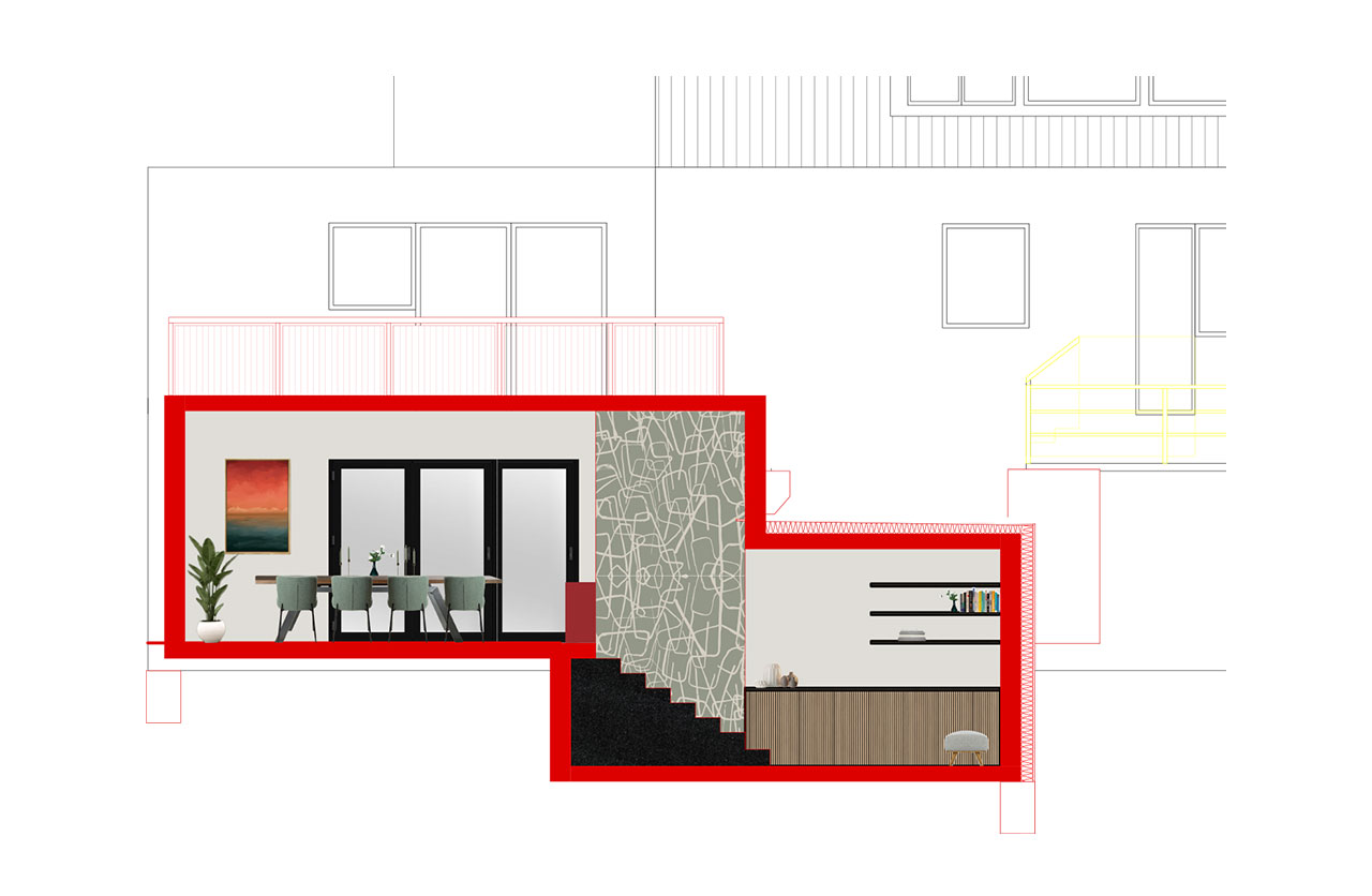 Anbau in Birkach von Architekten aus Stuttgart